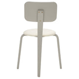 SAFAVIEH Alwine Upholstered Stackable Dining Chair (Set of 2) - 23Wx23Dx33H