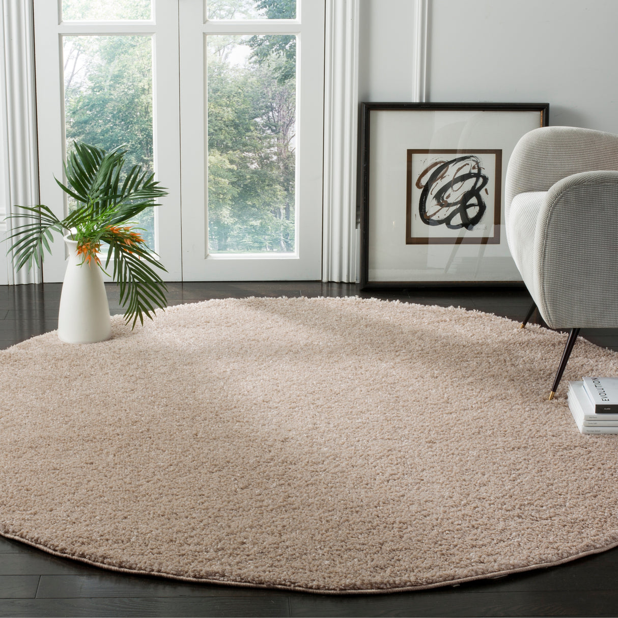 SAFAVIEH Arizona Shag Mechtilde 1.6-inch Thick Rug