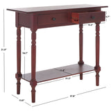 SAFAVIEH Arvilla Grey 2-Drawer Console Table - 37.8" x 13" x 31.9" - 38Wx13Dx32H