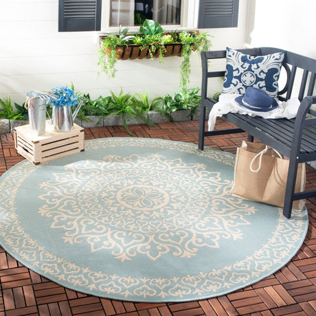 SAFAVIEH Beach House Mecbure Indoor/ Outdoor Waterproof Patio Backyard Rug