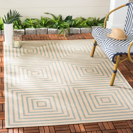 SAFAVIEH Beach House Mecbure Indoor/ Outdoor Waterproof Patio Backyard Rug
