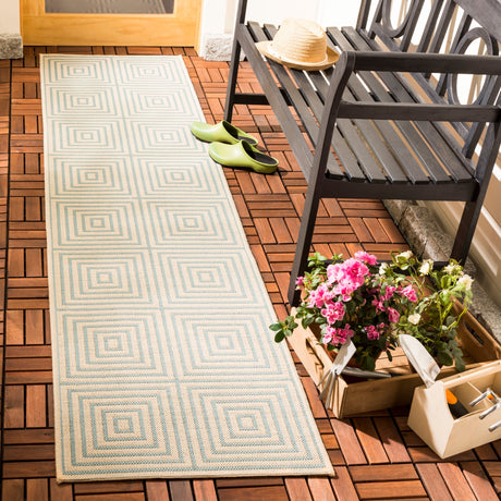 SAFAVIEH Beach House Mecbure Indoor/ Outdoor Waterproof Patio Backyard Rug