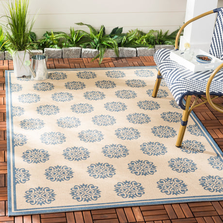 SAFAVIEH Beach House Mecbure Indoor/ Outdoor Waterproof Patio Backyard Rug
