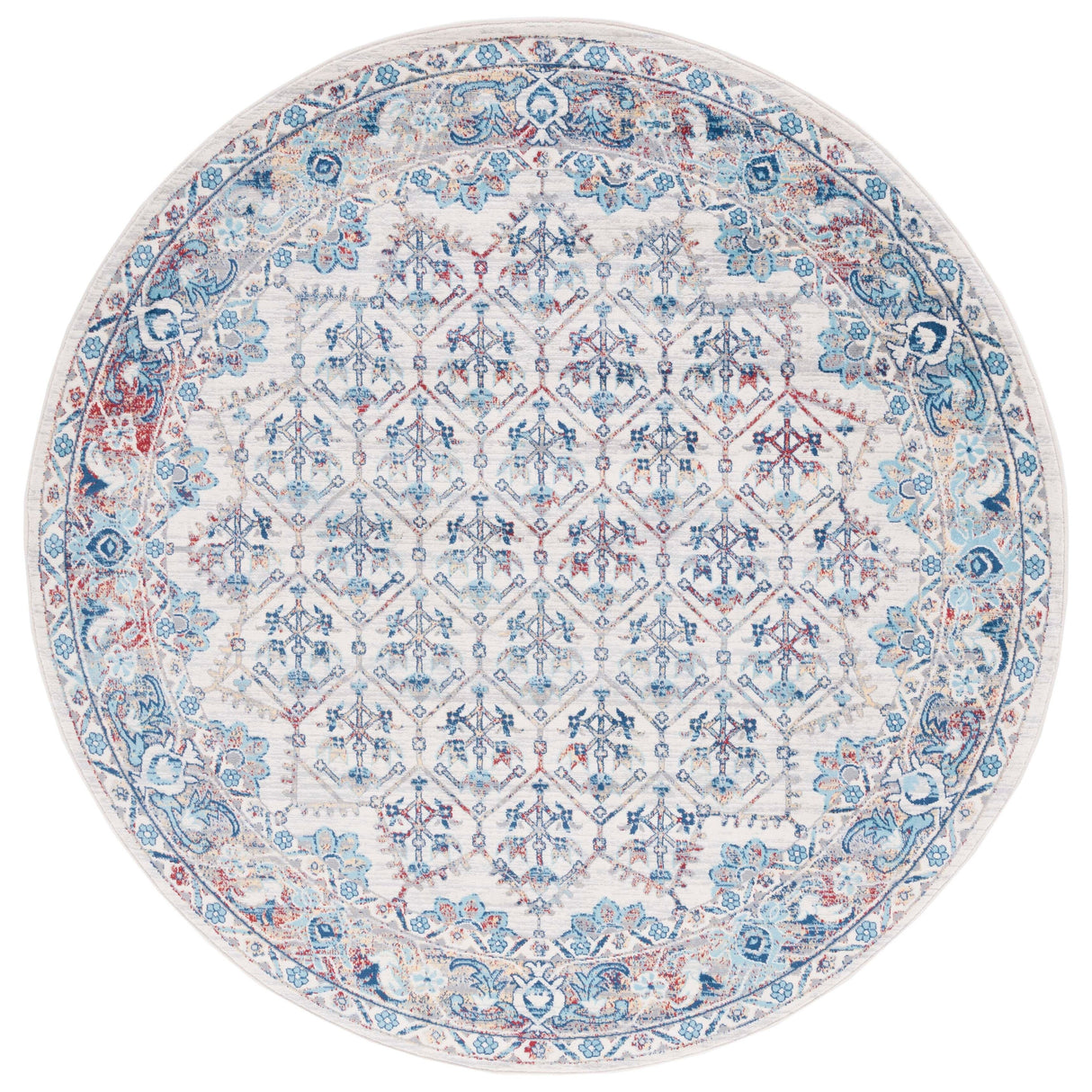 SAFAVIEH Brentwood Paunica Oriental Damask Trellis Rug