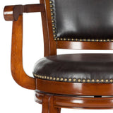 SAFAVIEH Candice Sierra Brown 29-inch Bar Stool - 25Wx24Dx46H