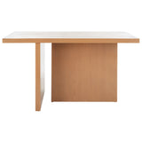 SAFAVIEH Ceola Modern Farmhouse Rectangular Dining Table - 54" W x 32 D x 30 H - 54Wx31Dx30H