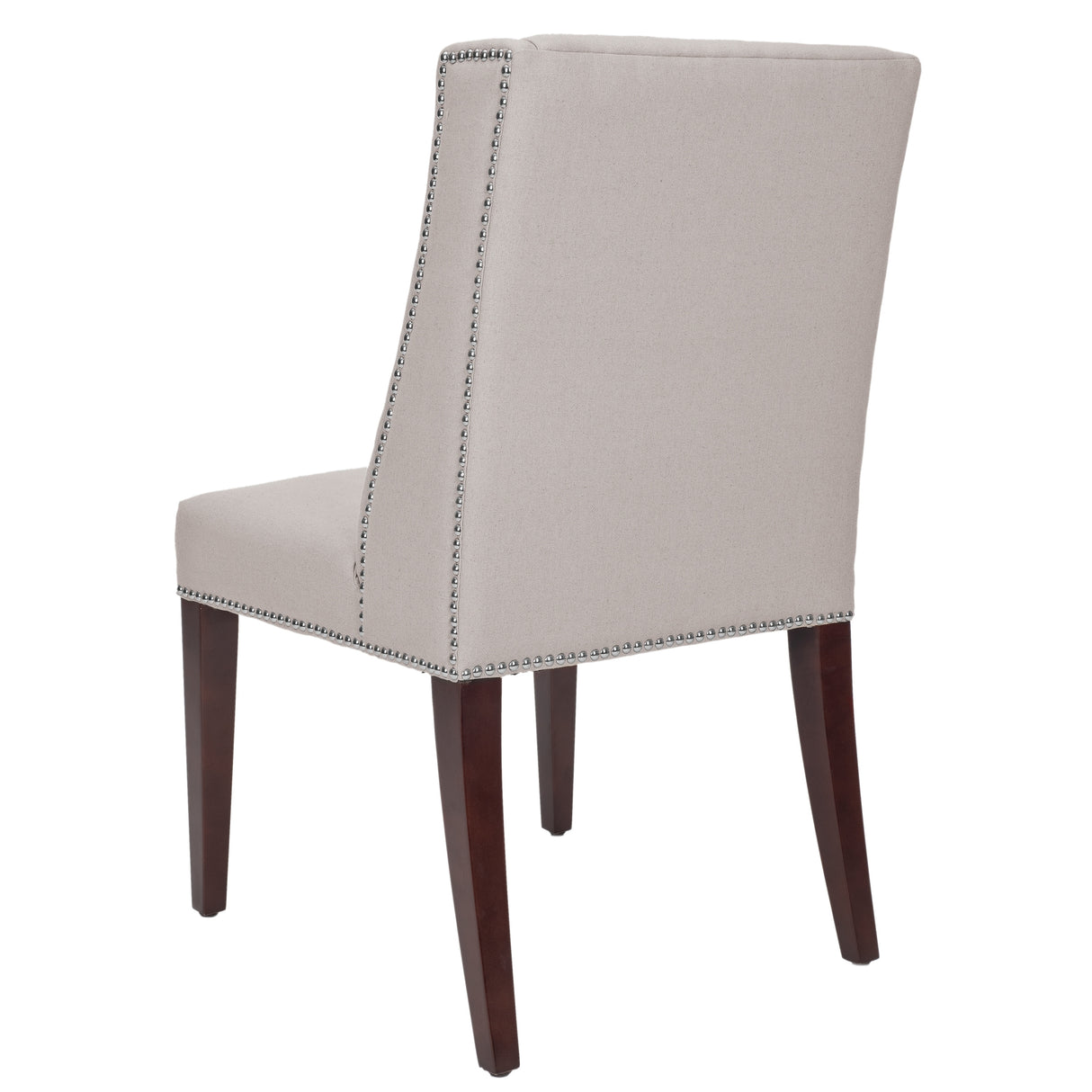 SAFAVIEH Chante Beige Linen Dining Chair (Set of 2) - 22" W x 26" D x 39" H - 22Wx26Dx39H