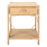 SAFAVIEH Clarisa Coastal 1-Drawer 1-Shelf Nightstand