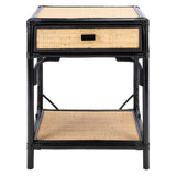 SAFAVIEH Clarisa Coastal 1-Drawer 1-Shelf Nightstand
