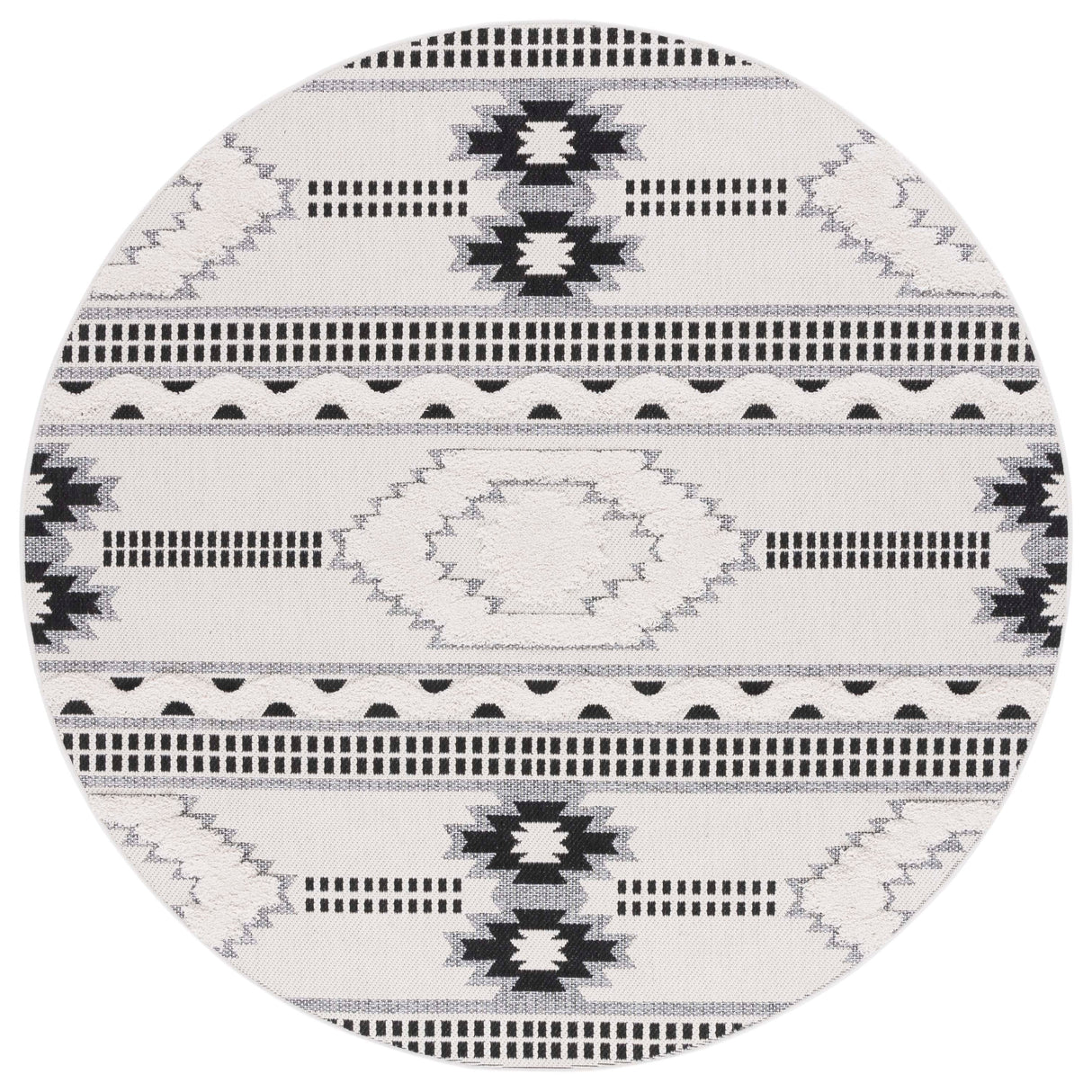 SAFAVIEH Cottage Gayana Indoor/ Outdoor Moroccan Boho Rug