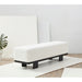 SAFAVIEH Couture Fjorela Modern Bench - 58.7 In. W x 17.5 In. D x 18.1 In. H - 59Wx18Dx18H