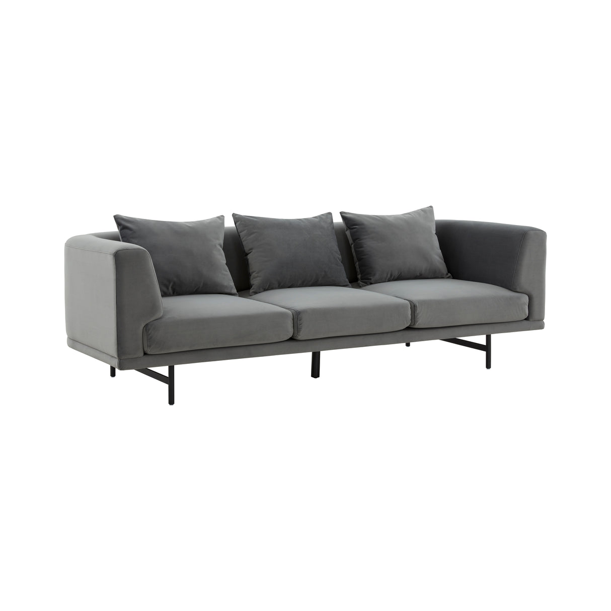 SAFAVIEH Couture Marcy Velvet Sofa - 89.8" W x 27.6" L x 35.4" H