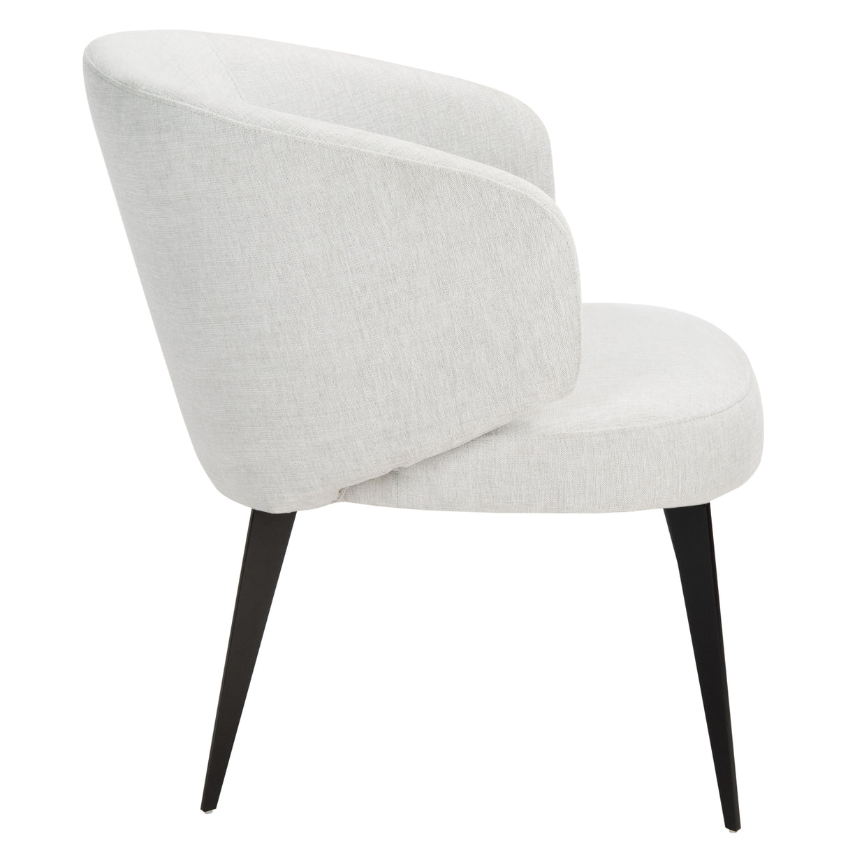 SAFAVIEH Couture Pantazica Curved Accent Chair - 26.4" W x 29.1" L x 30.7" H - 26.4" W x 29.1" L x 30.7" H - 26Wx29Dx31H