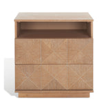 SAFAVIEH Couture Patty 2 Drawer Nightstand - Black