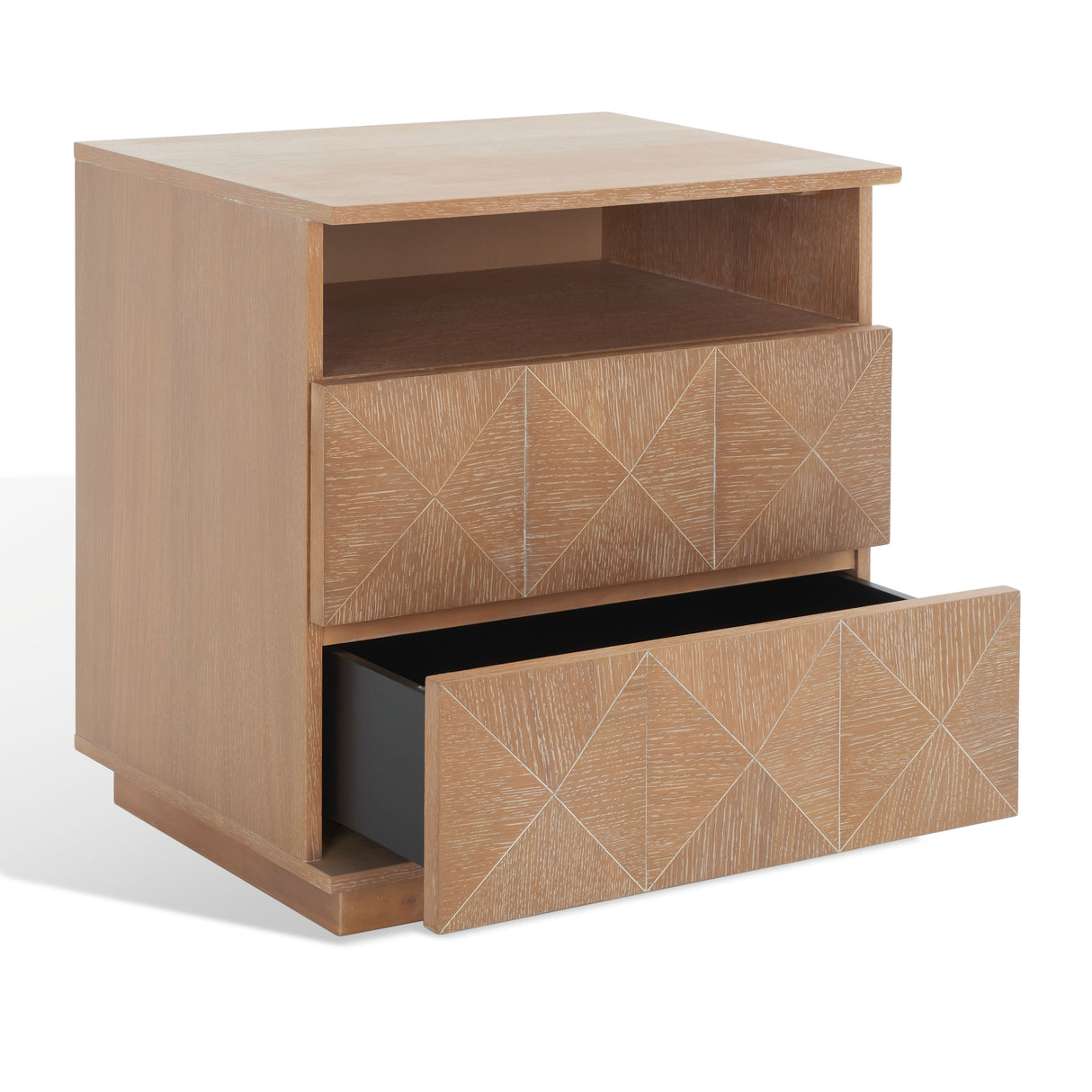 SAFAVIEH Couture Patty 2 Drawer Nightstand - Black