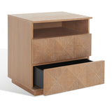 SAFAVIEH Couture Patty 2 Drawer Nightstand - Black
