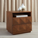 SAFAVIEH Couture Patty 2 Drawer Nightstand - Black