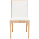 SAFAVIEH Couture Shonagh Linen Dining Chair (Set of 2) - 19 In W x 22 In D x 36 In H - 19Wx22Dx36H