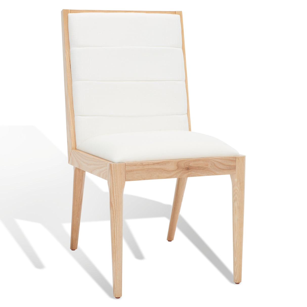 SAFAVIEH Couture Shonagh Linen Dining Chair (Set of 2) - 19 In W x 22 In D x 36 In H - 19Wx22Dx36H