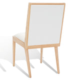 SAFAVIEH Couture Shonagh Linen Dining Chair (Set of 2) - 19 In W x 22 In D x 36 In H - 19Wx22Dx36H