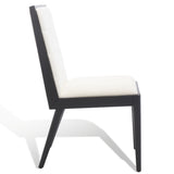 SAFAVIEH Couture Shonagh Linen Dining Chair (Set of 2) - 19 In W x 22 In D x 36 In H - 19Wx22Dx36H