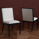 SAFAVIEH Couture Shonagh Linen Dining Chair (Set of 2) - 19 In W x 22 In D x 36 In H - 19Wx22Dx36H