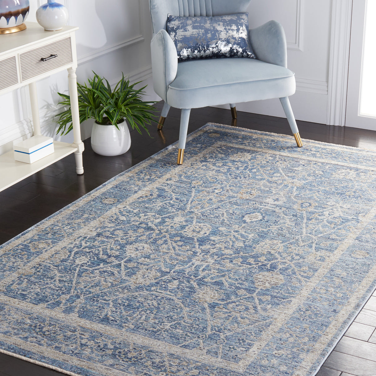 SAFAVIEH Dream Noelie Vintage Abstract Polyester Rug
