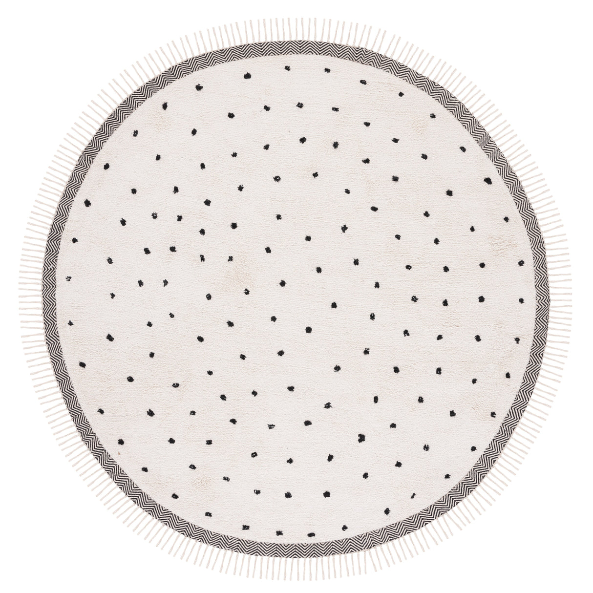 SAFAVIEH Easy Care Machine Washable Thieu Polka Dot Rug