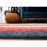 SAFAVIEH Farmhouse Nili Boho Stripe Rug with Tassels