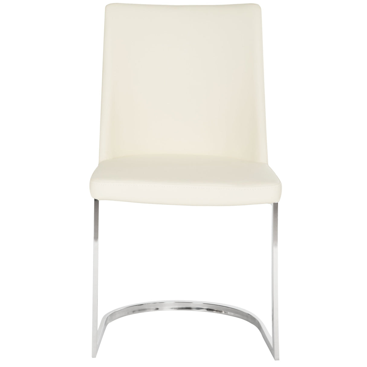 SAFAVIEH Felipa Mid-Century Modern White Dining Chair (Set of 2) - 18.5" x 22.3" x 33.5" - 19Wx22Dx34H