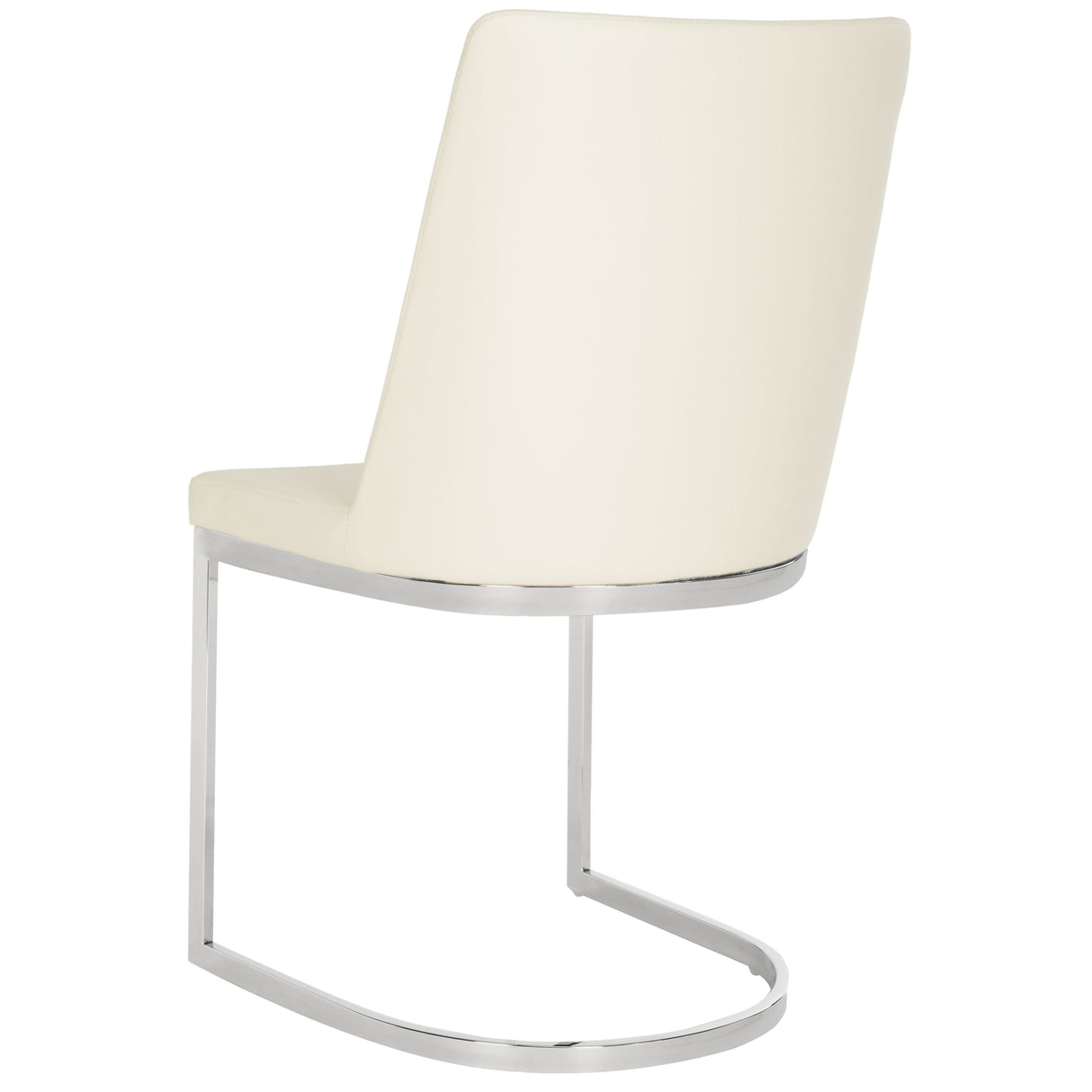 SAFAVIEH Felipa Mid-Century Modern White Dining Chair (Set of 2) - 18.5" x 22.3" x 33.5" - 19Wx22Dx34H
