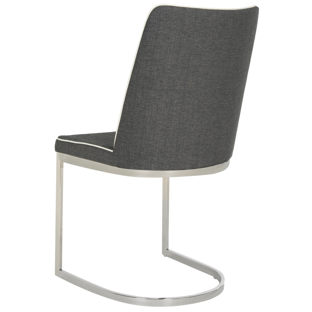 SAFAVIEH Felipa Mid-Century Modern White Dining Chair (Set of 2) - 18.5" x 22.3" x 33.5" - 19Wx22Dx34H