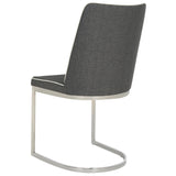 SAFAVIEH Felipa Mid-Century Modern White Dining Chair (Set of 2) - 18.5" x 22.3" x 33.5" - 19Wx22Dx34H