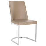 SAFAVIEH Felipa Mid-Century Modern White Dining Chair (Set of 2) - 18.5" x 22.3" x 33.5" - 19Wx22Dx34H