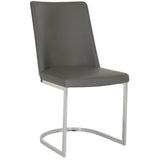 SAFAVIEH Felipa Mid-Century Modern White Dining Chair (Set of 2) - 18.5" x 22.3" x 33.5" - 19Wx22Dx34H
