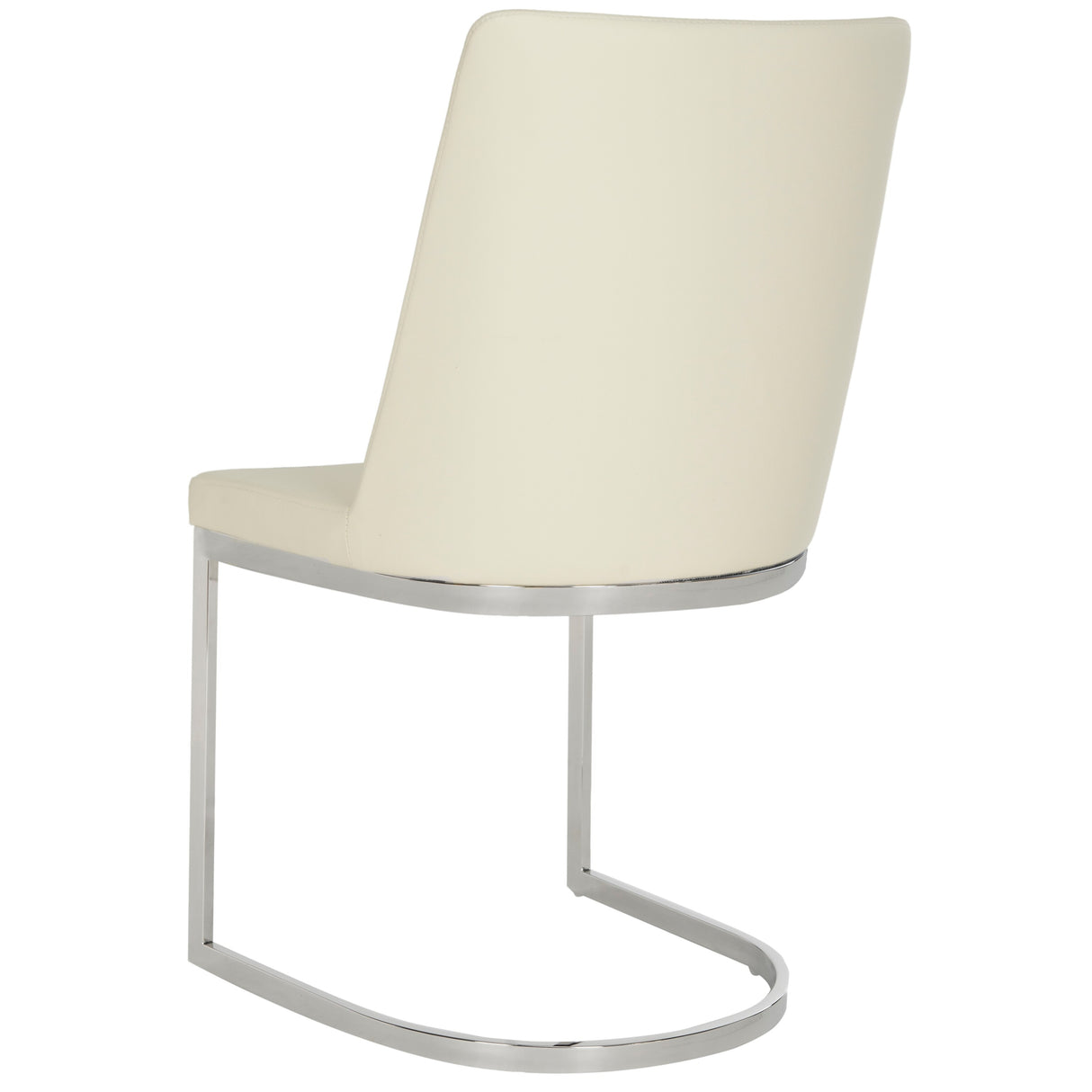 SAFAVIEH Felipa Mid-Century Modern White Dining Chair (Set of 2) - 18.5" x 22.3" x 33.5" - 19Wx22Dx34H