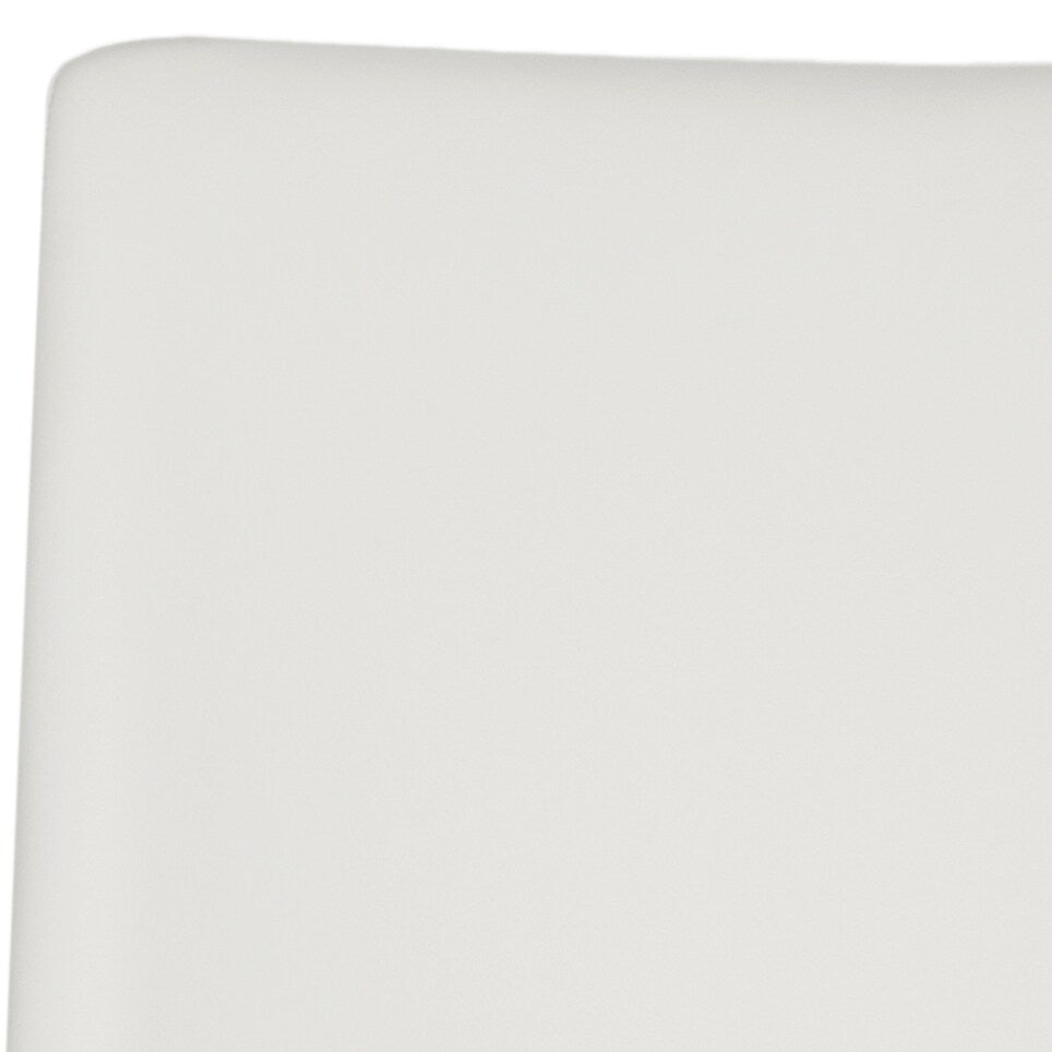 SAFAVIEH Felipa Mid-Century Modern White Dining Chair (Set of 2) - 18.5" x 22.3" x 33.5" - 19Wx22Dx34H
