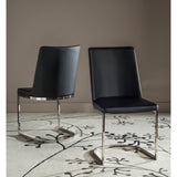 SAFAVIEH Felipa Mid-Century Modern White Dining Chair (Set of 2) - 18.5" x 22.3" x 33.5" - 19Wx22Dx34H