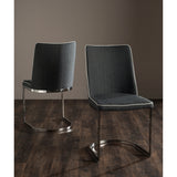 SAFAVIEH Felipa Mid-Century Modern White Dining Chair (Set of 2) - 18.5" x 22.3" x 33.5" - 19Wx22Dx34H