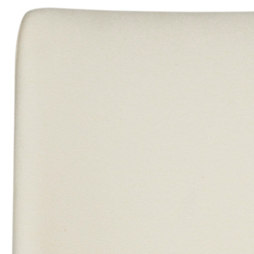 SAFAVIEH Felipa Mid-Century Modern White Dining Chair (Set of 2) - 18.5" x 22.3" x 33.5" - 19Wx22Dx34H