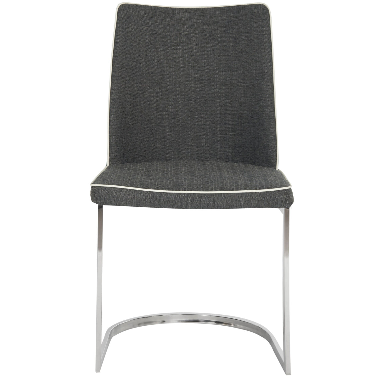 SAFAVIEH Felipa Mid-Century Modern White Dining Chair (Set of 2) - 18.5" x 22.3" x 33.5" - 19Wx22Dx34H