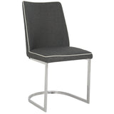 SAFAVIEH Felipa Mid-Century Modern White Dining Chair (Set of 2) - 18.5" x 22.3" x 33.5" - 19Wx22Dx34H