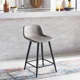 SAFAVIEH Flo 24-inch Counter Stool - 19.7" x 17" x 31.1" - 20Wx17Dx31H