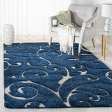 SAFAVIEH Florida Ryung Shag Scroll 1.2-inch Thick Textured Rug