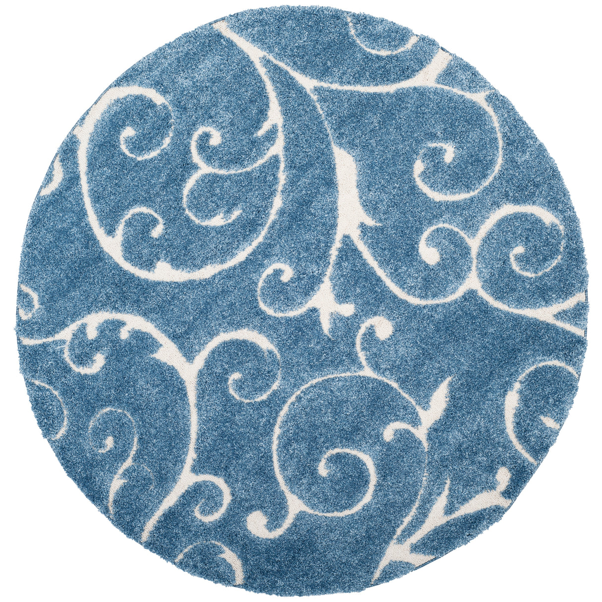 SAFAVIEH Florida Ryung Shag Scroll 1.2-inch Thick Textured Rug