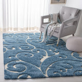 SAFAVIEH Florida Ryung Shag Scroll 1.2-inch Thick Textured Rug