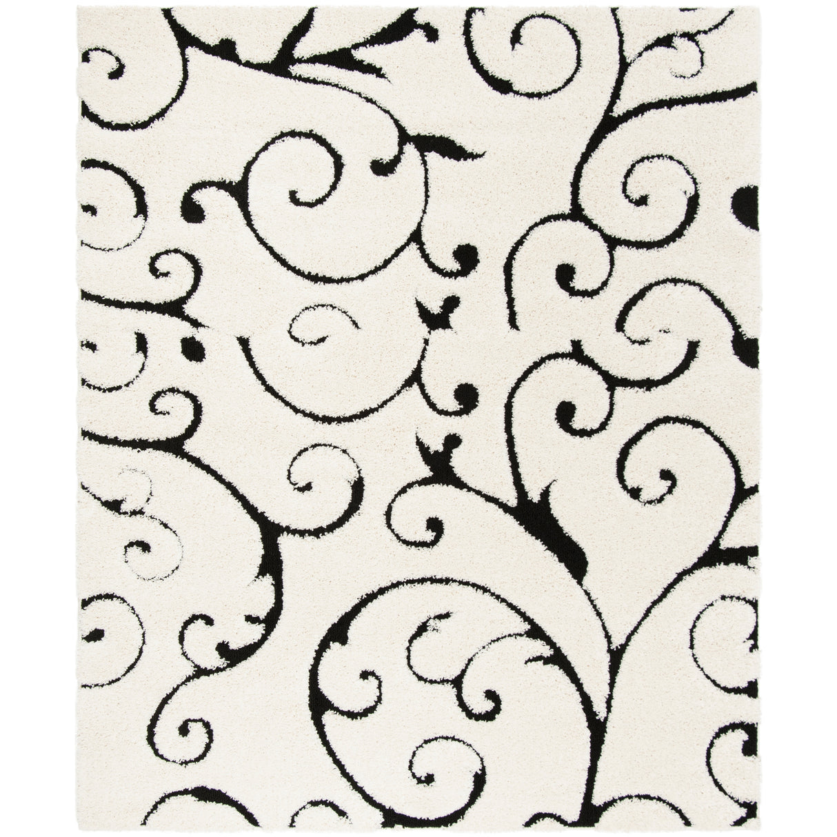 SAFAVIEH Florida Ryung Shag Scroll 1.2-inch Thick Textured Rug
