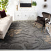 SAFAVIEH Florida Shag Ariette Floral Scroll 1.2-inch Thick Rug