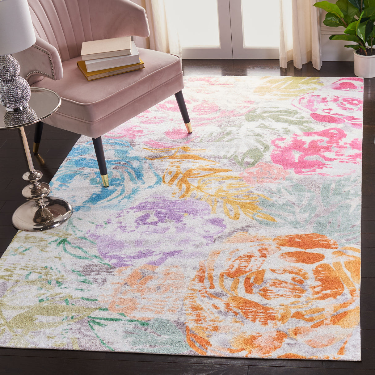 SAFAVIEH Florist Maritha Abstract Floral Rug