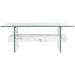 SAFAVIEH Gennie Modern Glass Coffee Table - 43.3" x 23.6" x 16.5" - 43Wx24Dx17H